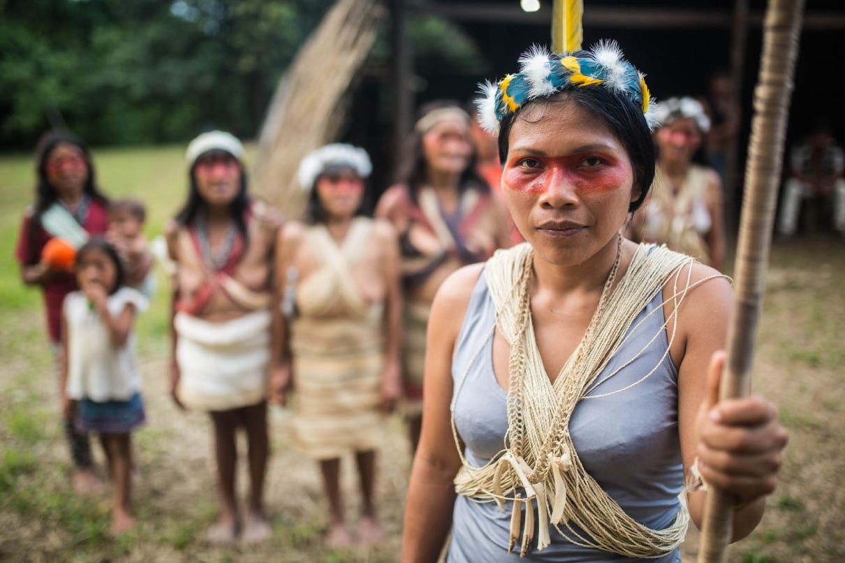 Nemonte Nenquimo, Waorani leader of the Ecuadorian Amazon. Photo: Mitch Anderson