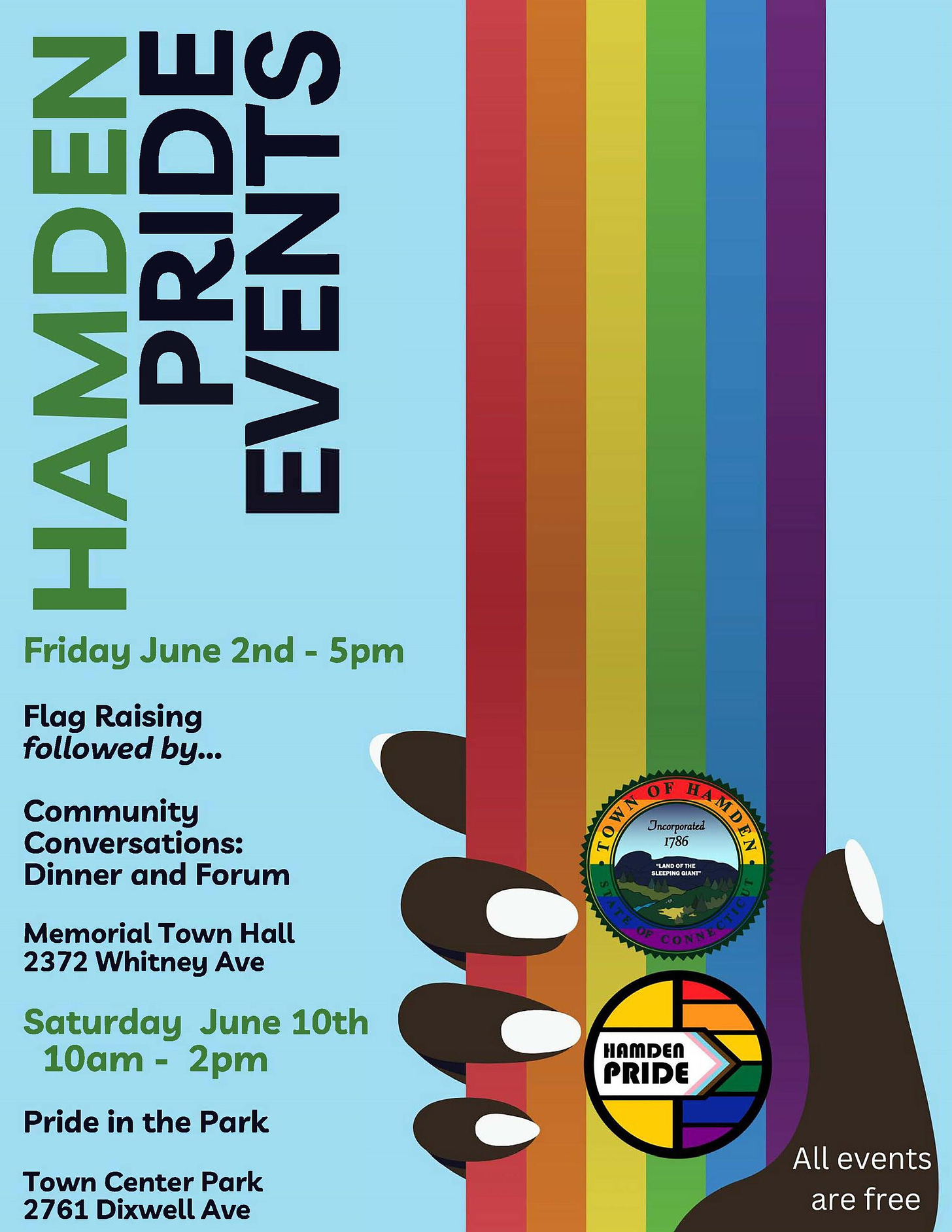 june 2 and 10 hamden pride