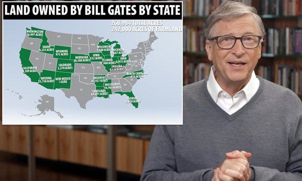 Why does Bill Gates buy lots of land and become one of the most land owners in the USA? - Quora