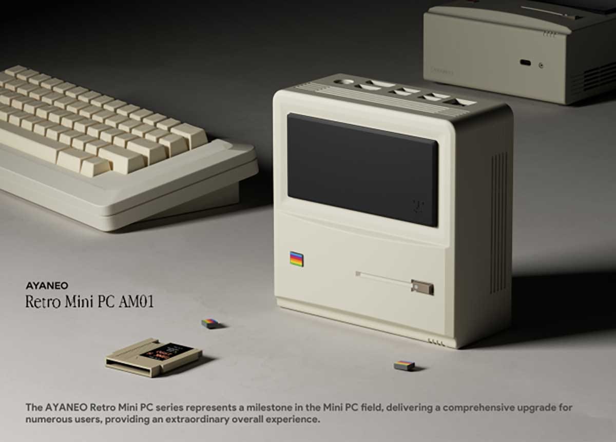 AYANEO è un mini retro PC da gaming con design che si ispira al primo Mac -  macitynet.it