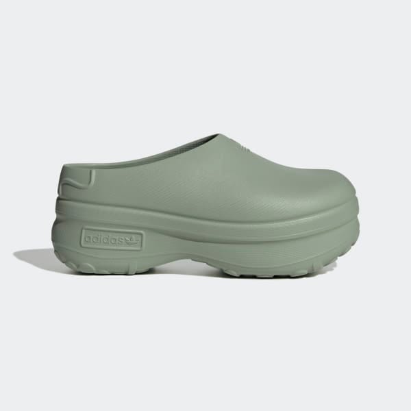 Green Adifom Stan Smith Mule Shoes