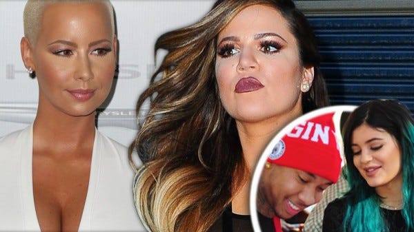 amber rose twitter war with khloe kardashian and wiz khalifa 2015