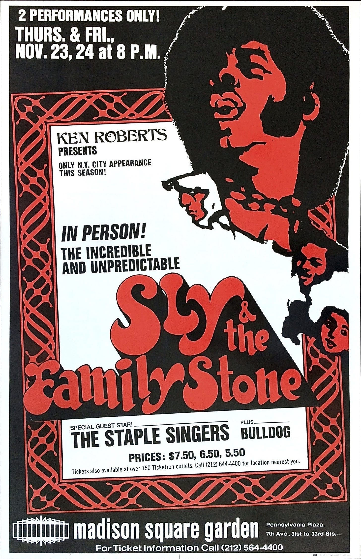 Sly Stone poster