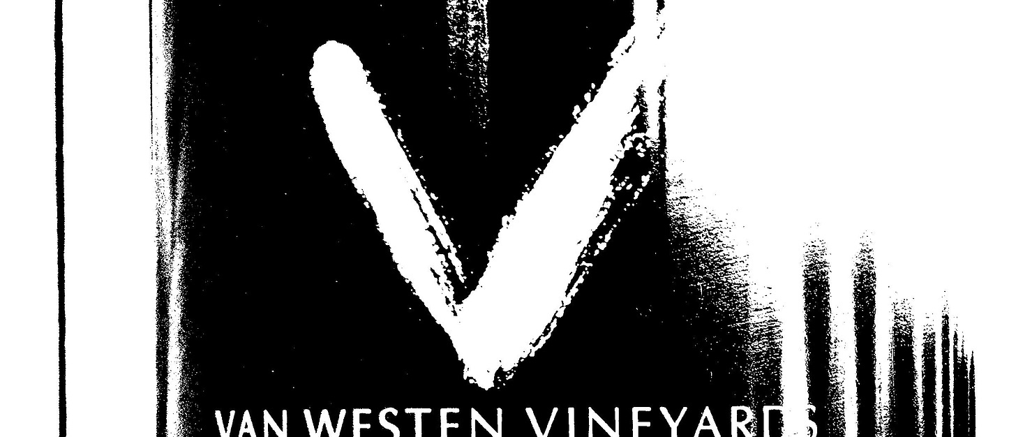 Van Westen Pinot Noir 2011 Label Detail