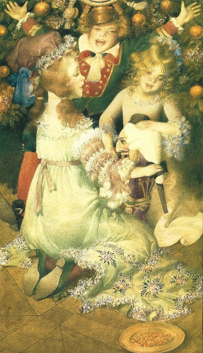 James Mayhew on X: "#BookIllustrationOfTheDay is by Gennady Spirin for "The  Nutcracker" by ETA Hoffmann (Transl. Aliana Brodmann; 1996). A particularly  rich & sumptuous series of paintings by this astonishing & distinguished