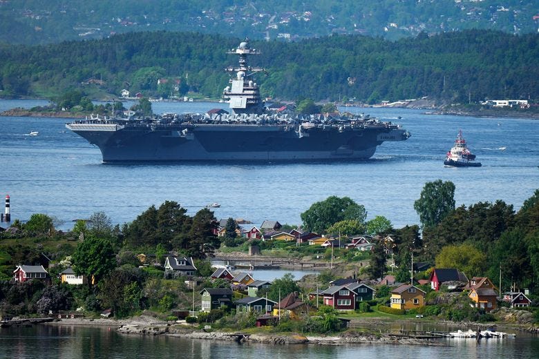 The USS Gerald R. Ford is being sent to the eastern Mediterranean.