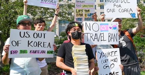 Activists demand Biden and Congress end war on Korea Activists demand Biden and Congress end war on Korea