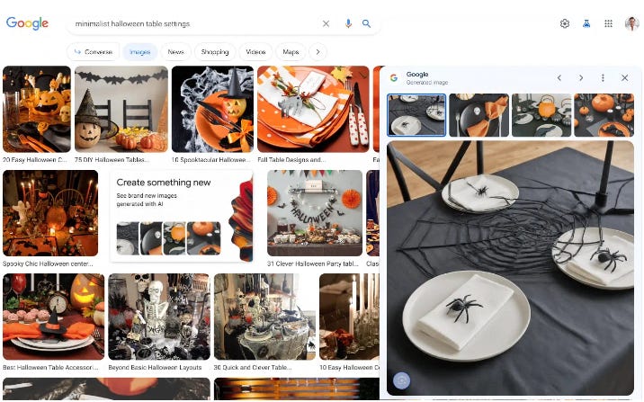 Google Image search with option to create own