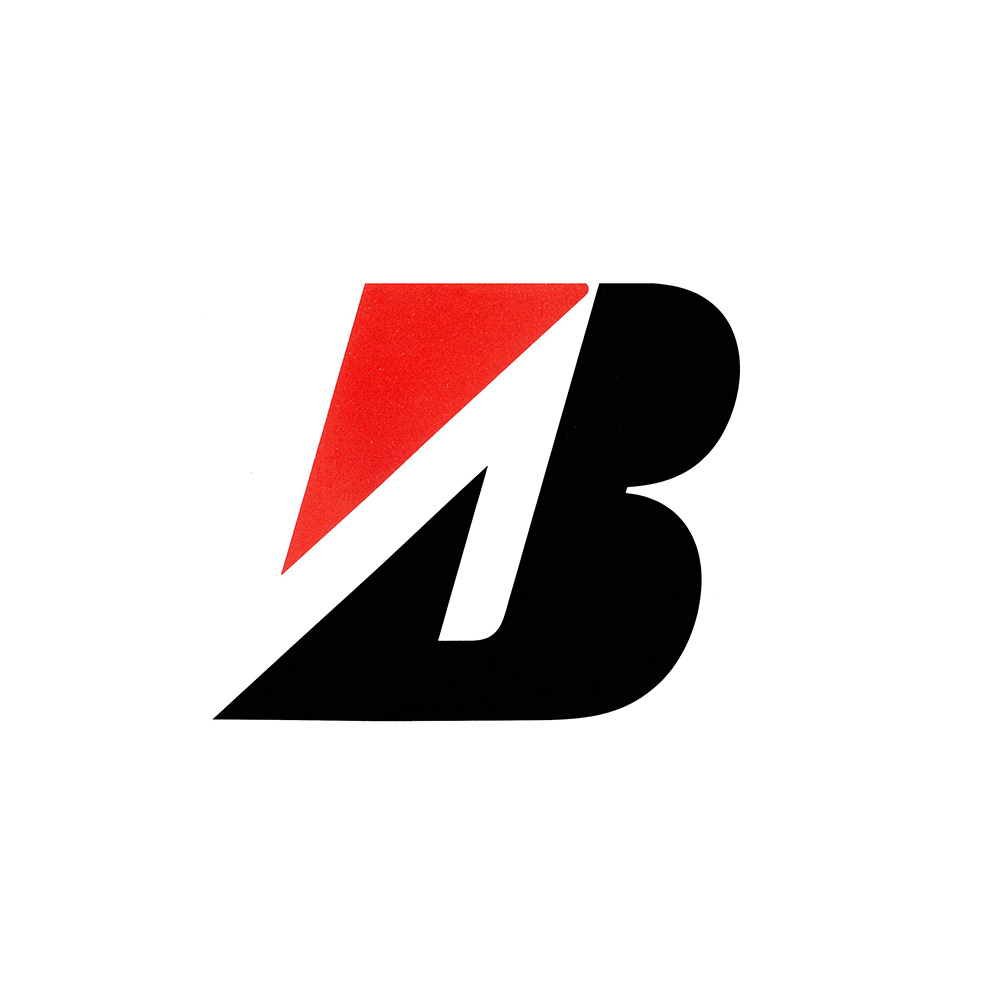 Bridgestone logo design 1984, PAOS, LogoArchive, Logo Histories