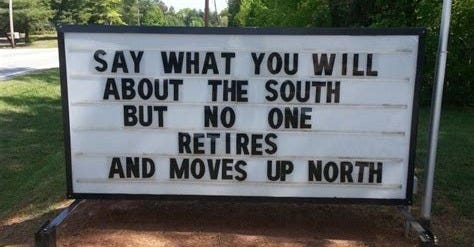 What this says! | Southern sayings, Funny signs, Funny