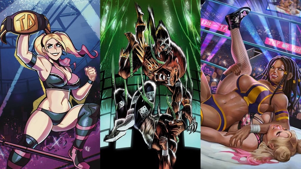 Project image for Tap Or Die #1-3 - A NSFW Wrestling Comic