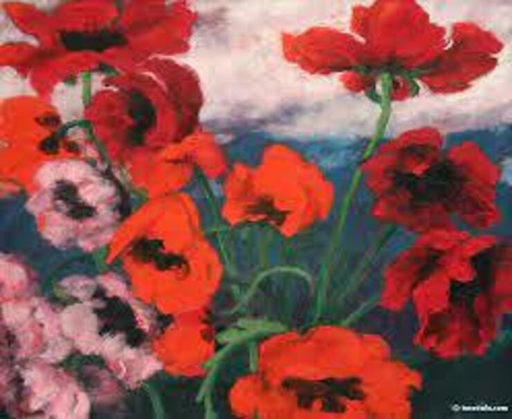 Emil Nolde, 'Poppies'