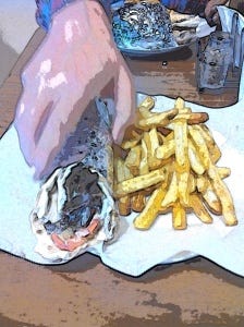 Shawarma pita wrap 