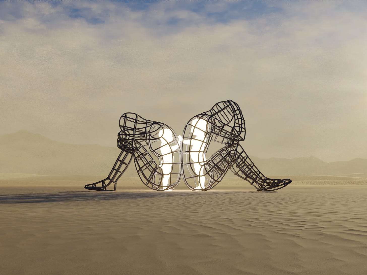 3D Love – sculpture rendering for Alexander Milov by Bogdan on Dribbble