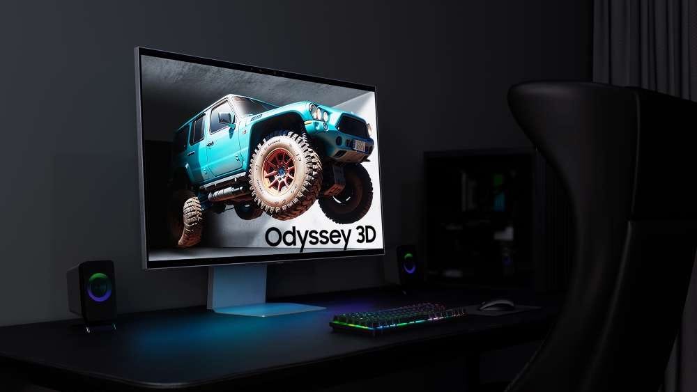 Samsung Odyssey 3D gaming monitor