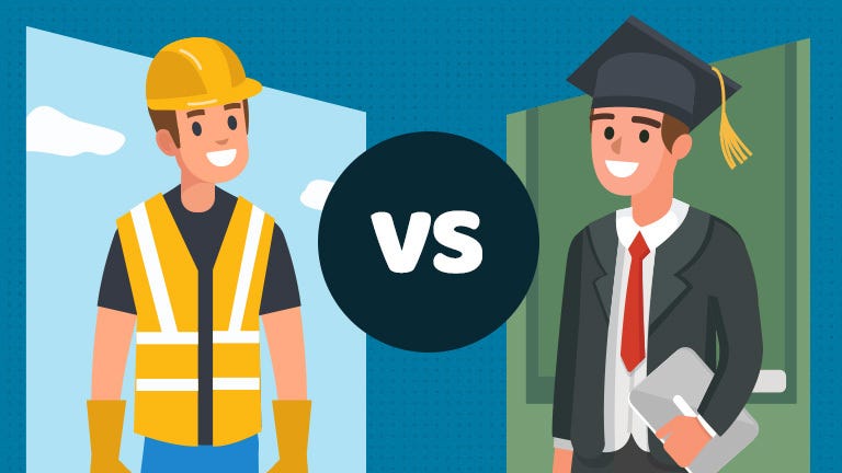 Trade School vs. College - Top Dollar
