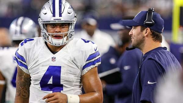 tony romo good to go with dak prescott backup on cowboys