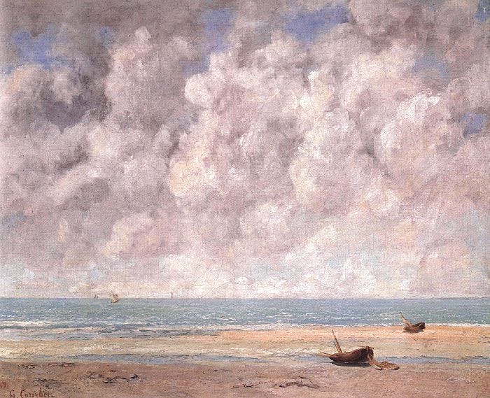 The Calm Sea, 1869 - Gustave Courbet