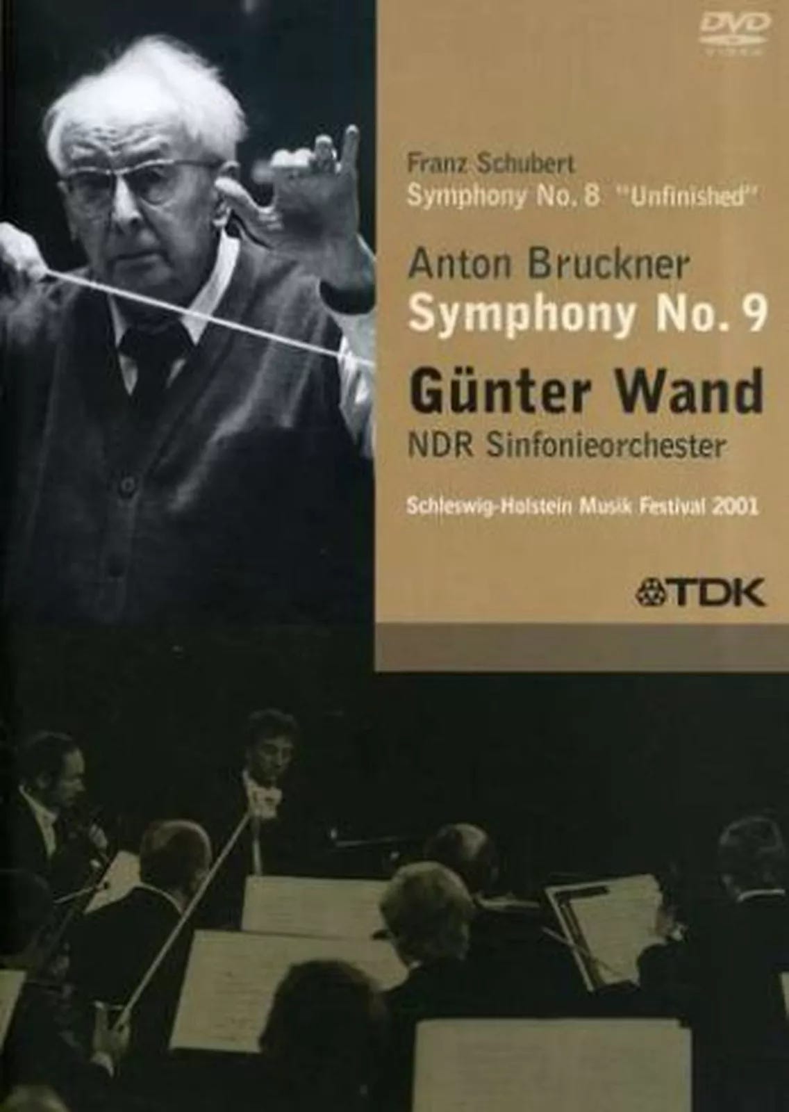 Gunter Wand: Schubert - Symphony No. 8 Unfinished / Bruckner - Symphony No. 9... - Picture 1 of 1