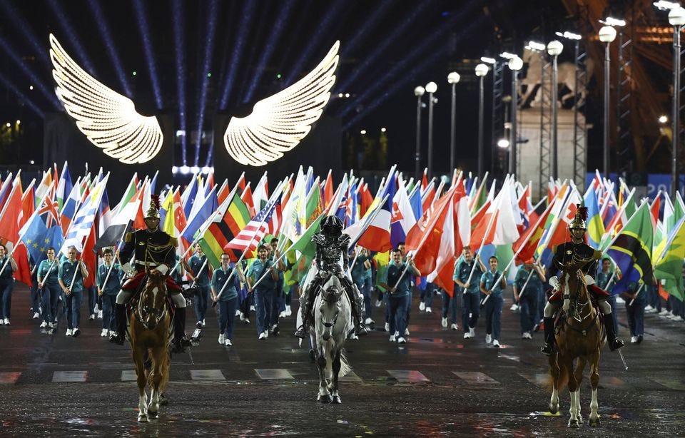 En images : Les plus belles photos de la cérémonie d'ouverture des JO 2024