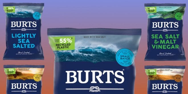 Burts Unveils Chips Packaging with 55% Recycled Plastic in UK Category First – Potato Business Burts Unveils Chips Packaging with 55% Recycled Plastic in UK Category First – Potato Business