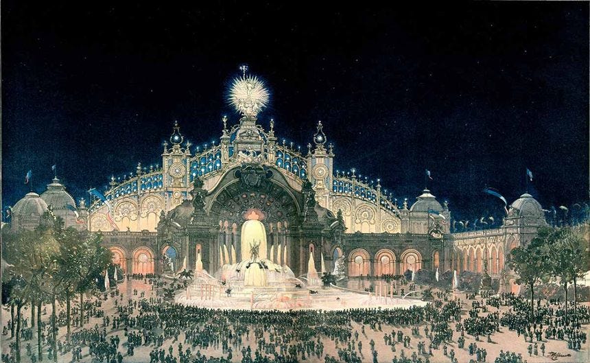 art nouveau palace of electricity 1900 paris exposition