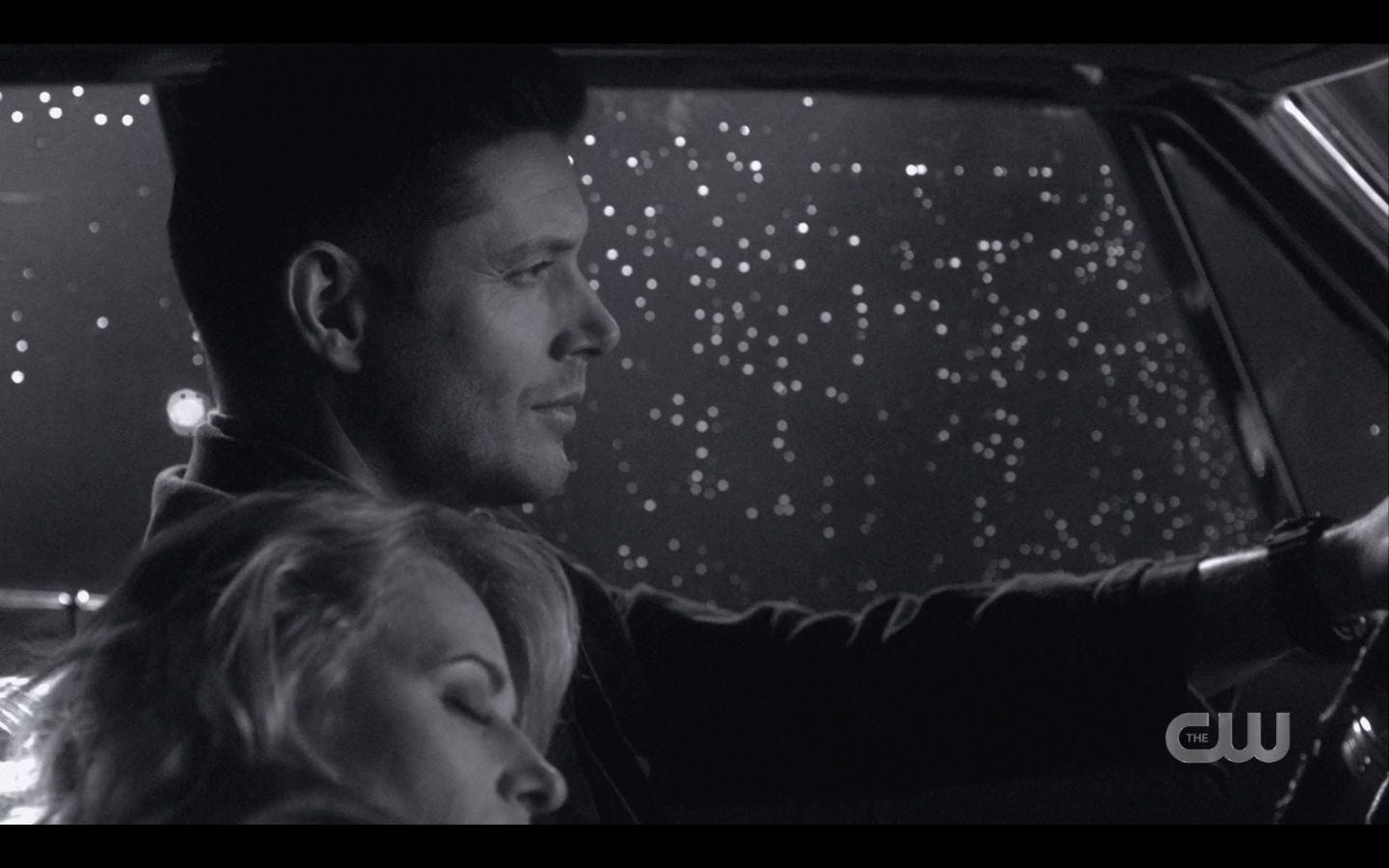 Dean Winchester smile flashback with Mary in Impala SPN