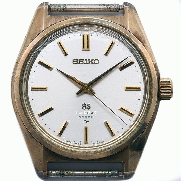 ★SEIKO Seiko Grand Seiko Grand Seiko 4520-8000 CAP GOLD cap gold manual winding about 40.2g men's★