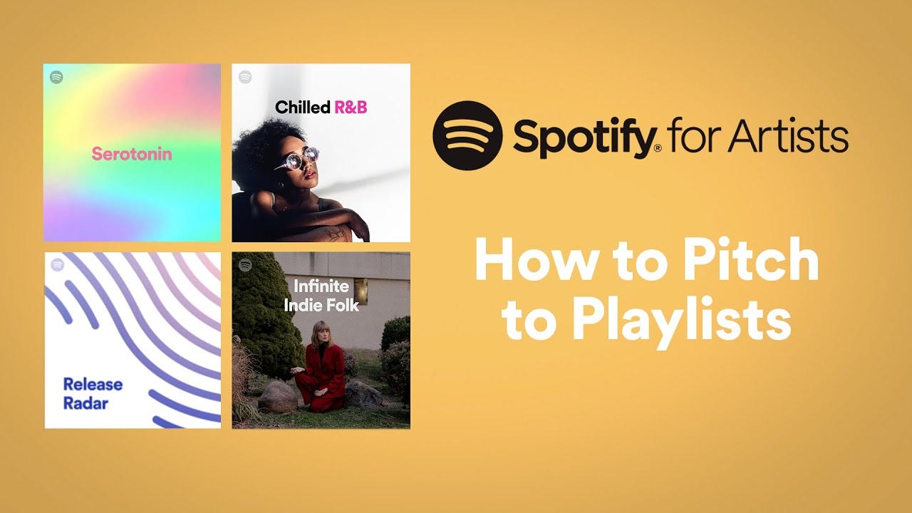 How to Pitch to Playlists – Spotify for Artists