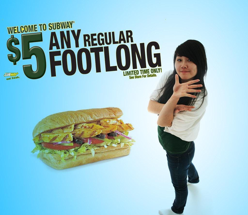 5, 5 dollar, 5 dollar foot long (any any any time) : r/2000sNostalgia