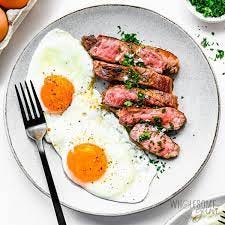 Steak And Eggs (Perfect Breakfast!) - Wholesome Yum