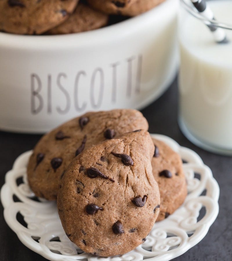 Gocciole - Italian Double Chocolate Chip Cookies