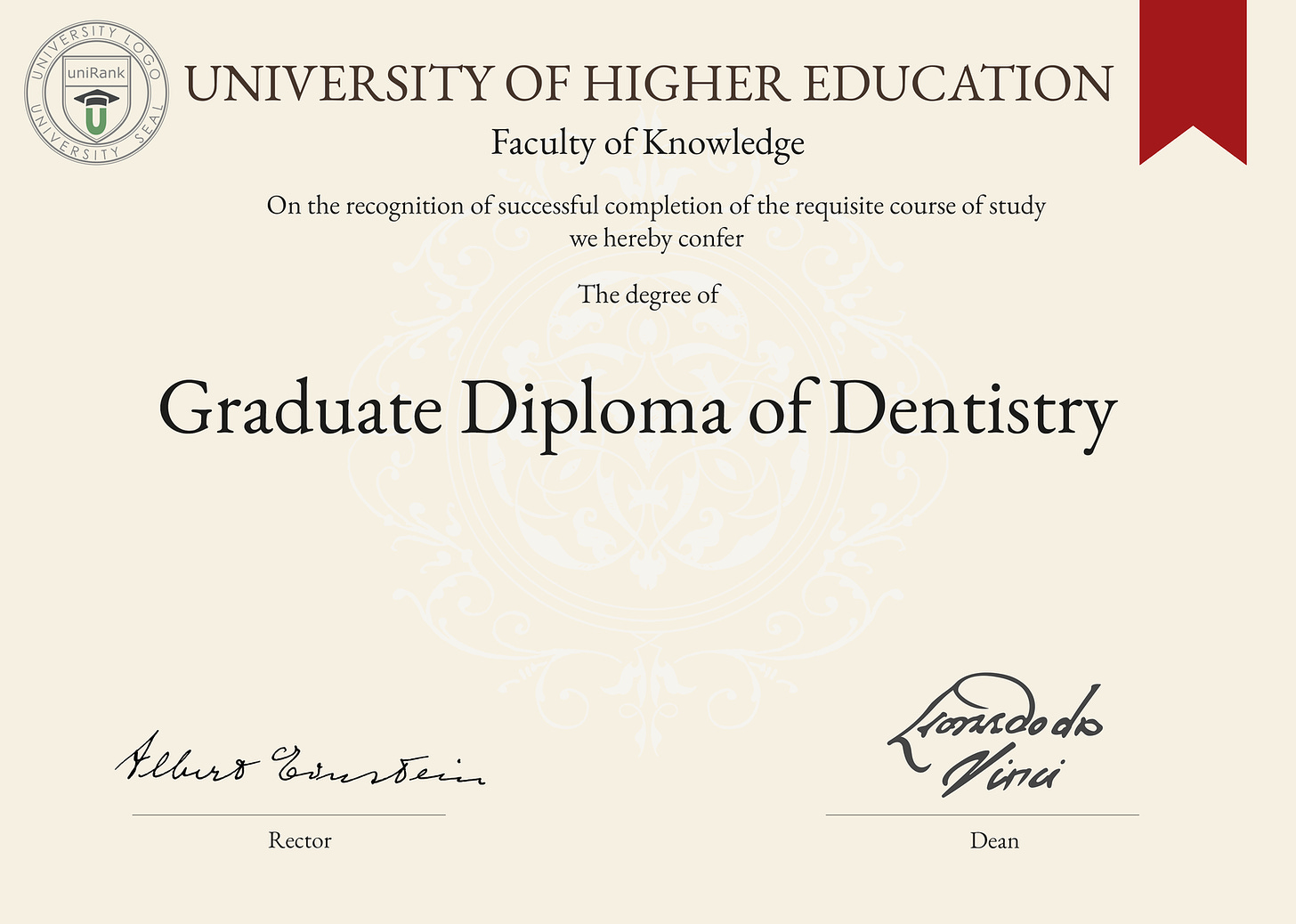 Graduate Diploma of Dentistry GradDipDent