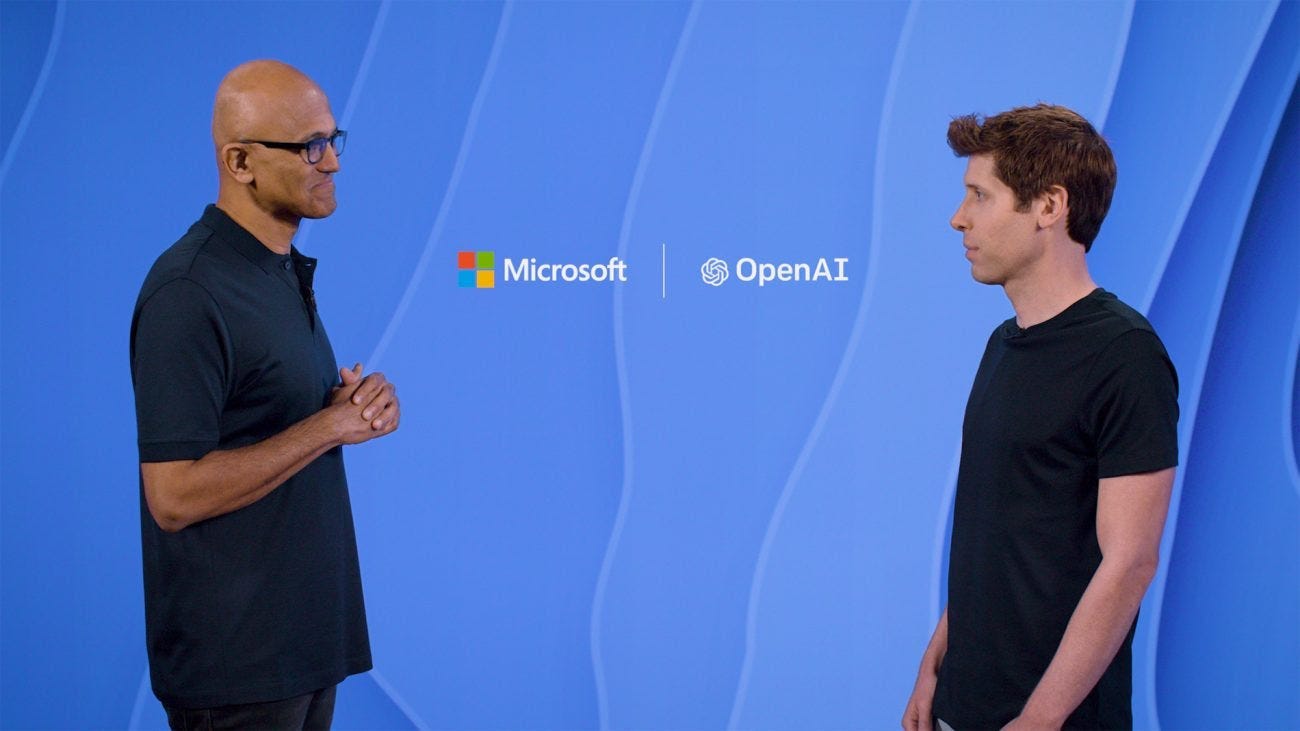 Investing.com on X: "*OPENAI BOARD IN TALKS WITH SAM ALTMAN TO RETURN AS  CEO AFTER SATYA NADELLA "FURIOUS" AT OUSTER $MSFT https://t.co/dxFjhBVKfP"  / X