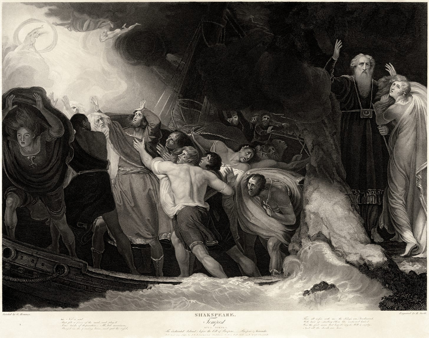 Engraving of The Tempest