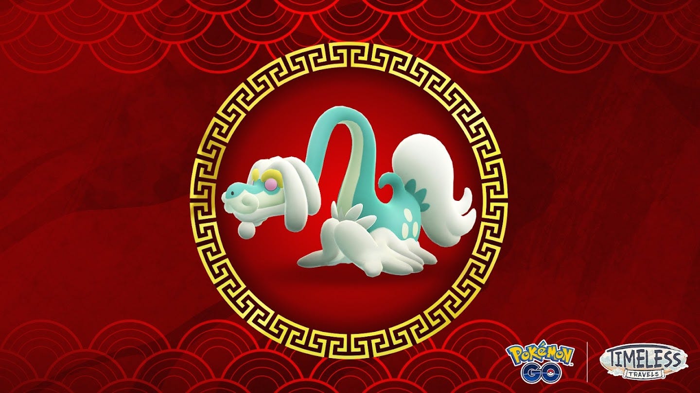 Drampa will make its Pokémon GO debut during the Lunar New Year event