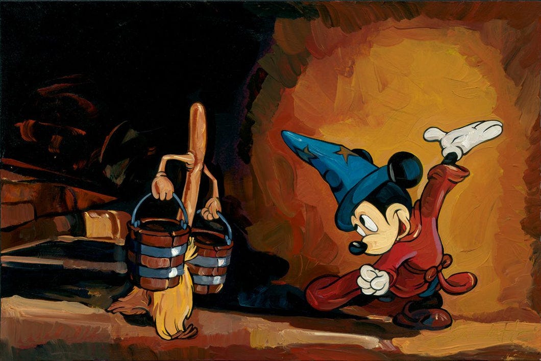 Jim Salvati – The Sorcerer's Apprentice – Magic of Disney Art