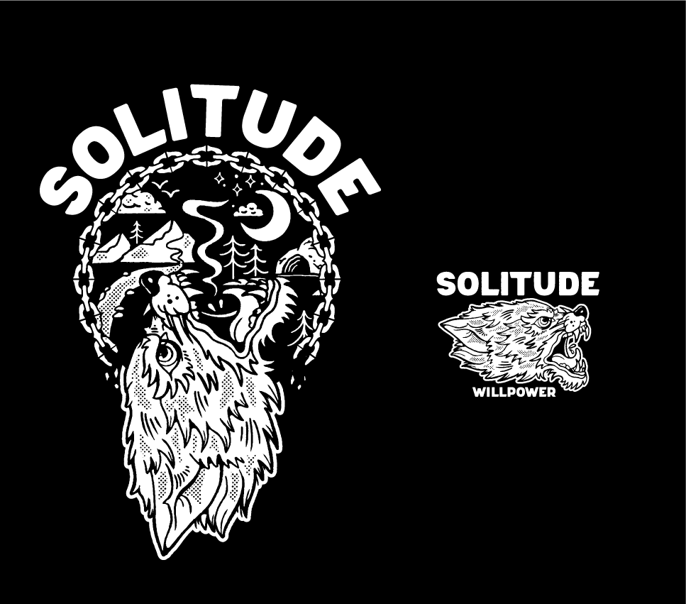 Original Design concept for the Willpower Shirt "Solitude"