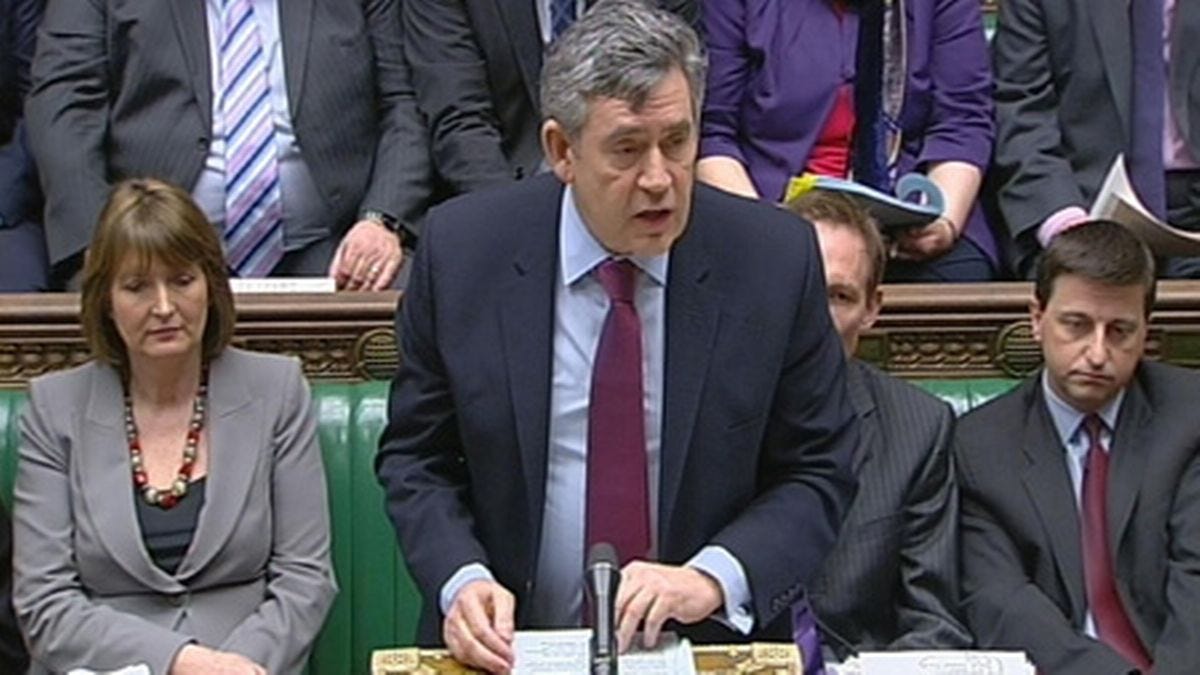 Gordon Brown hits out "same old Conservative Party" during final PMQs  before election - Mirror Online