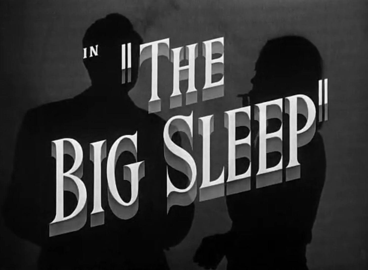 The big sleep (1946) title screen
