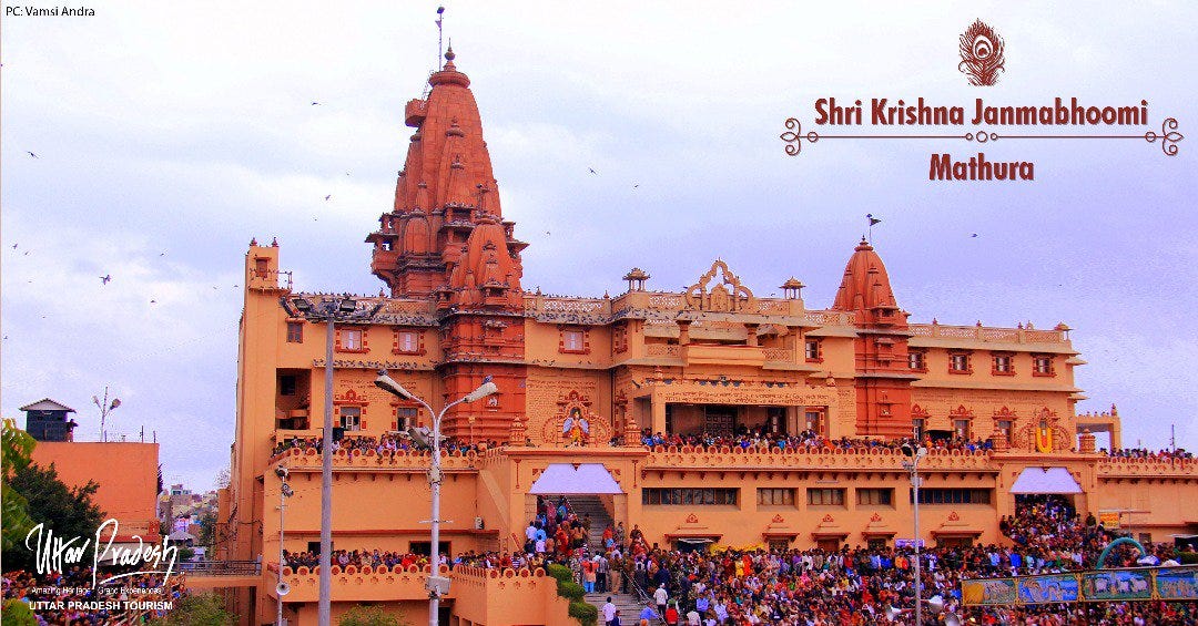 UP Tourism on X: "Sri Krishna Janmabhoomi Temple in #Mathura holds a high  significance for Lord Krishna's devotees, housing prison cell in which he  was born. https://t.co/RxBXifa4S7" / X