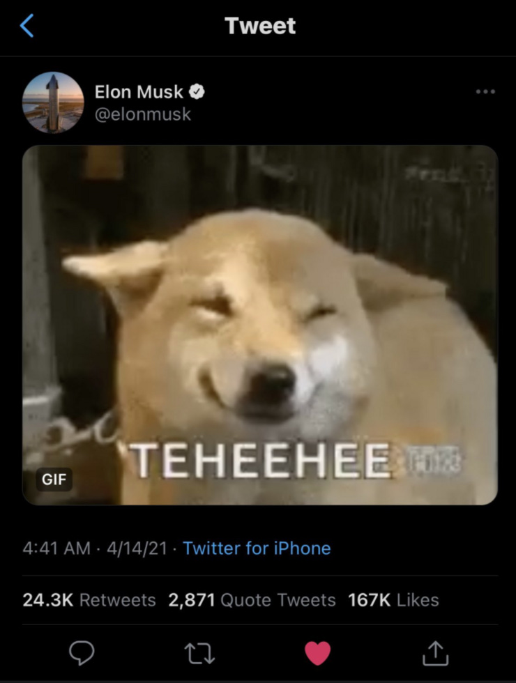 Armed only with a Twitter account and an ample supply of memes, Elon briefly upended the Global Financial system.