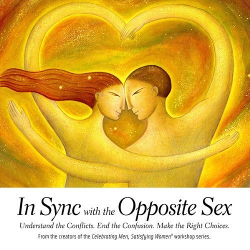 Book cover -- in sync with the opposite sex