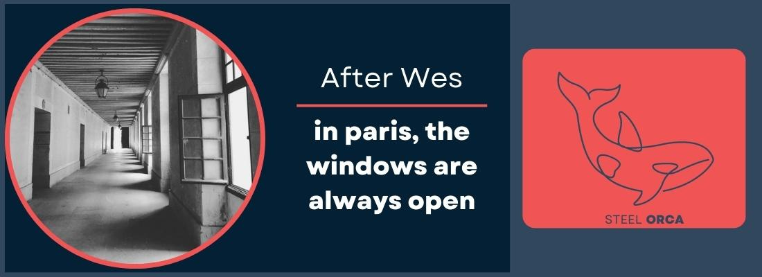 After Wes - in paris, the windows are always open