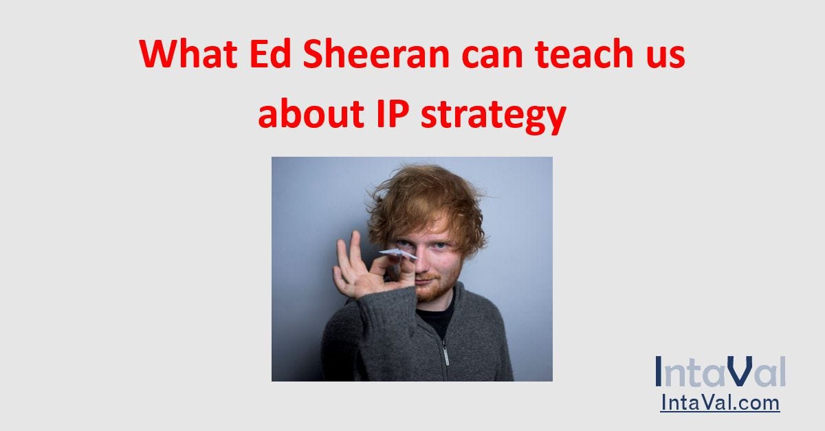 What Ed Sheeran can teach us about IP strategy
Photo of man with red hair and beard holding paper airplane.
IntaVal logo
intaval.com