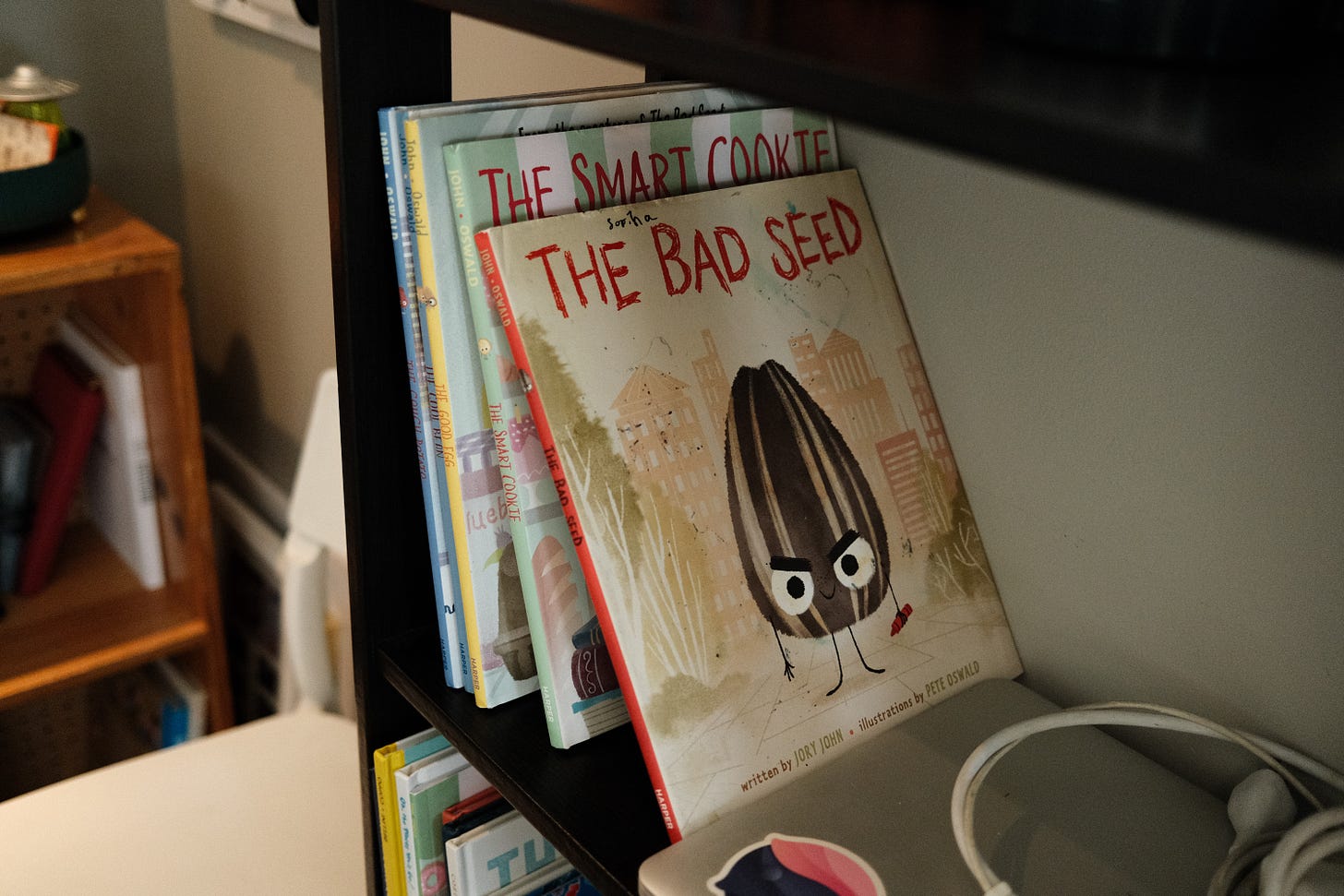 The Bad Seed by Jory John and illustrated by Pete Oswald