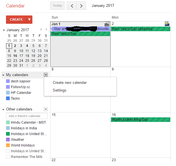 Google Calendar