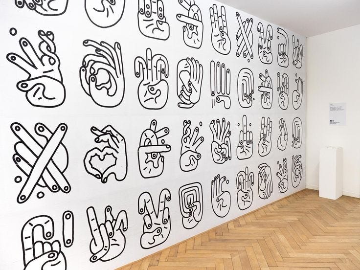 Hands – Tobias Gutmann – Kunsthaus Langenthal | Tobias, Sticker app,  Imessage sticker
