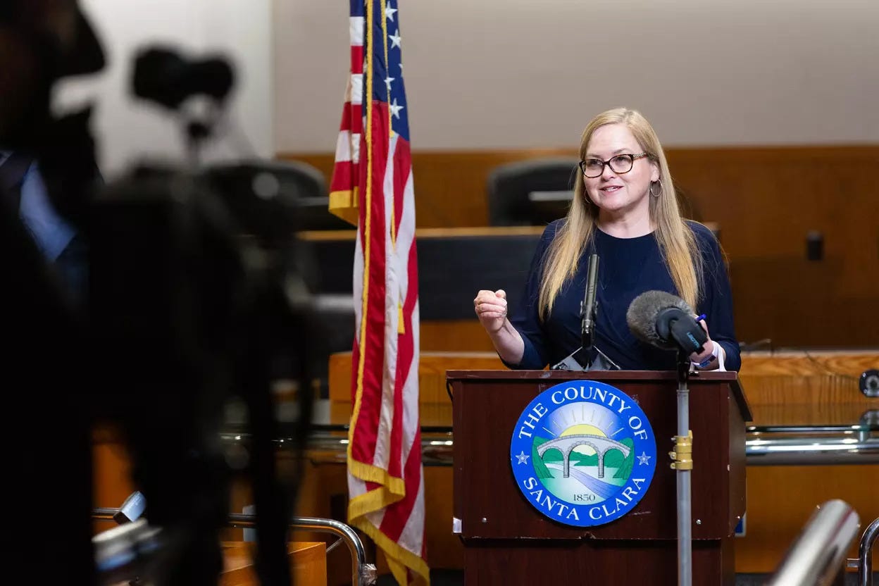The San Diego County Board of Supervisors will not advance Santa Clara Supervisor Cindy Chavez (pictured) as a candidate for the chief administrative officer, according to reports. The action led to a protest and rally by labor unions on Tuesday. Courtesy photo