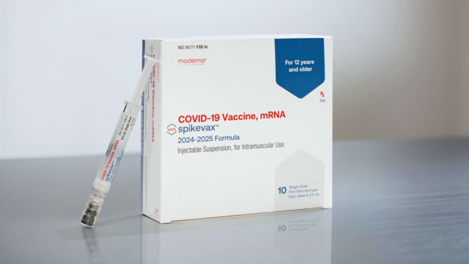 Moderna Covid-19 Vaccine mRNA 2024-2025 formula.